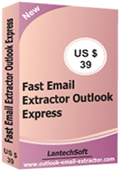 Extracts emails from outlook express (.dbx files). collects all email address.