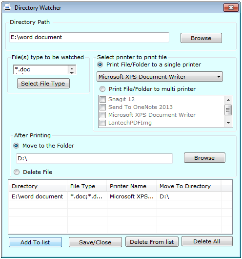 Broadcast Batch Printing