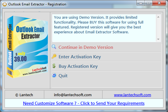 Outlook Email Extractor
