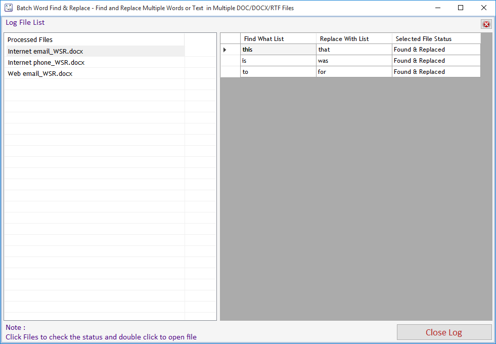 Batch Word Find Replace Batch Word Find Replace