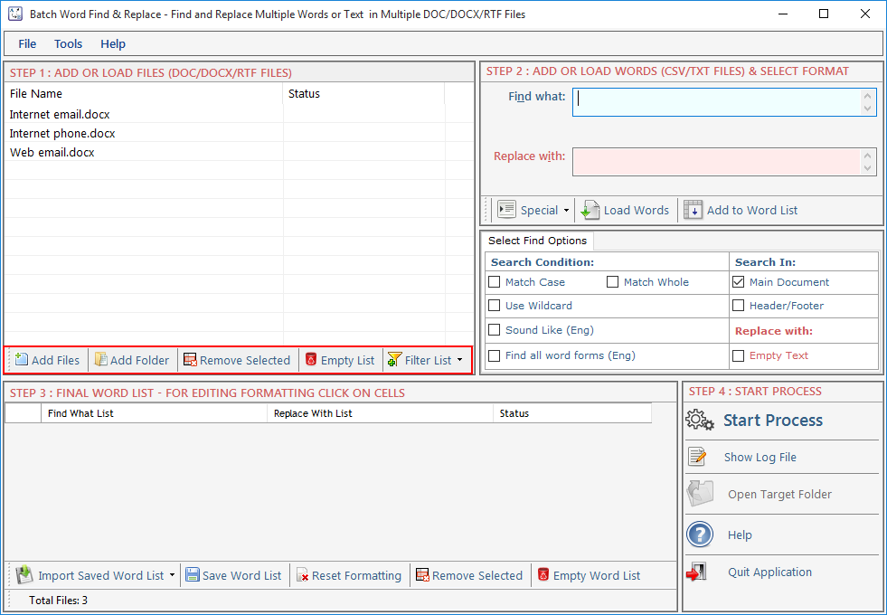 Batch Word Find Replace Batch Word Find Replace